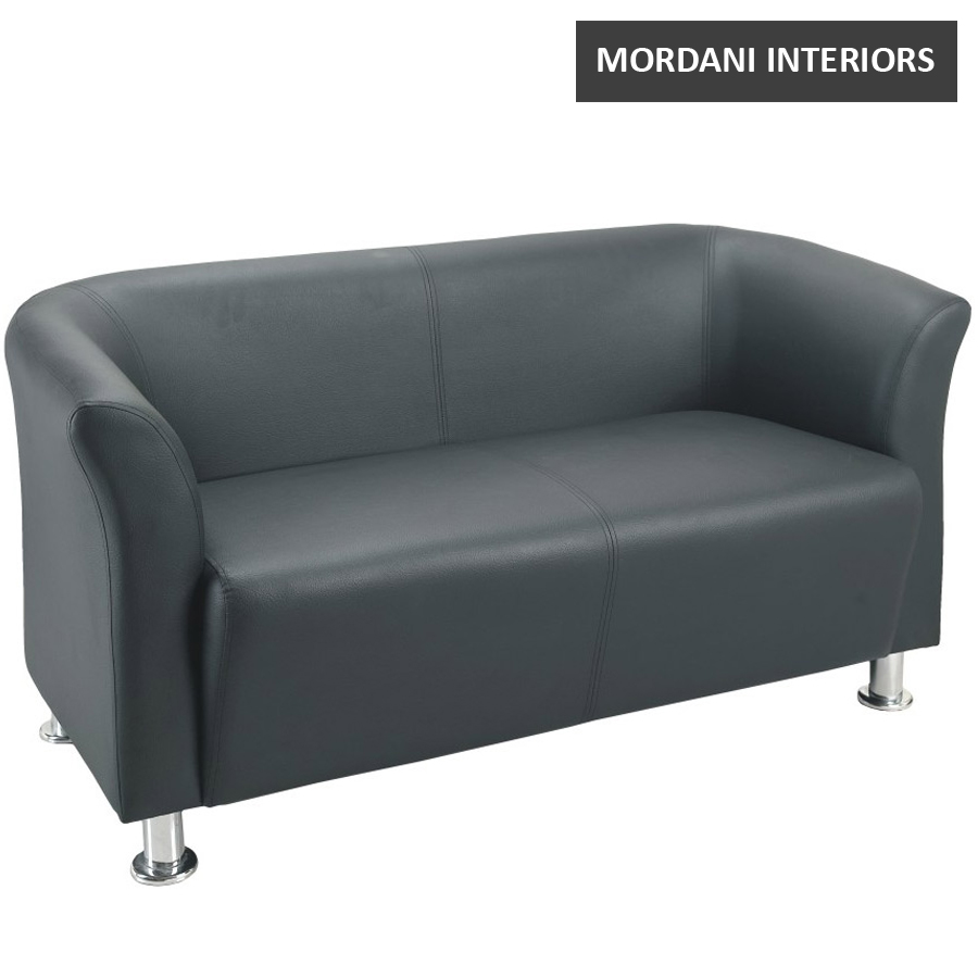 Supreme 2 Seater Leatherette Office Sofa